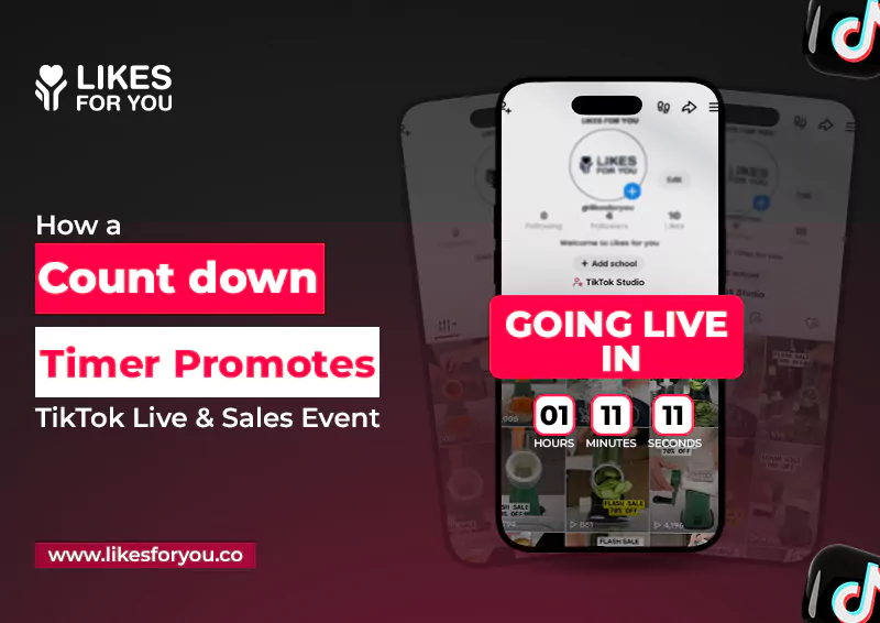 How a Countdown Timer Promotes TikTok Live & Sales Event